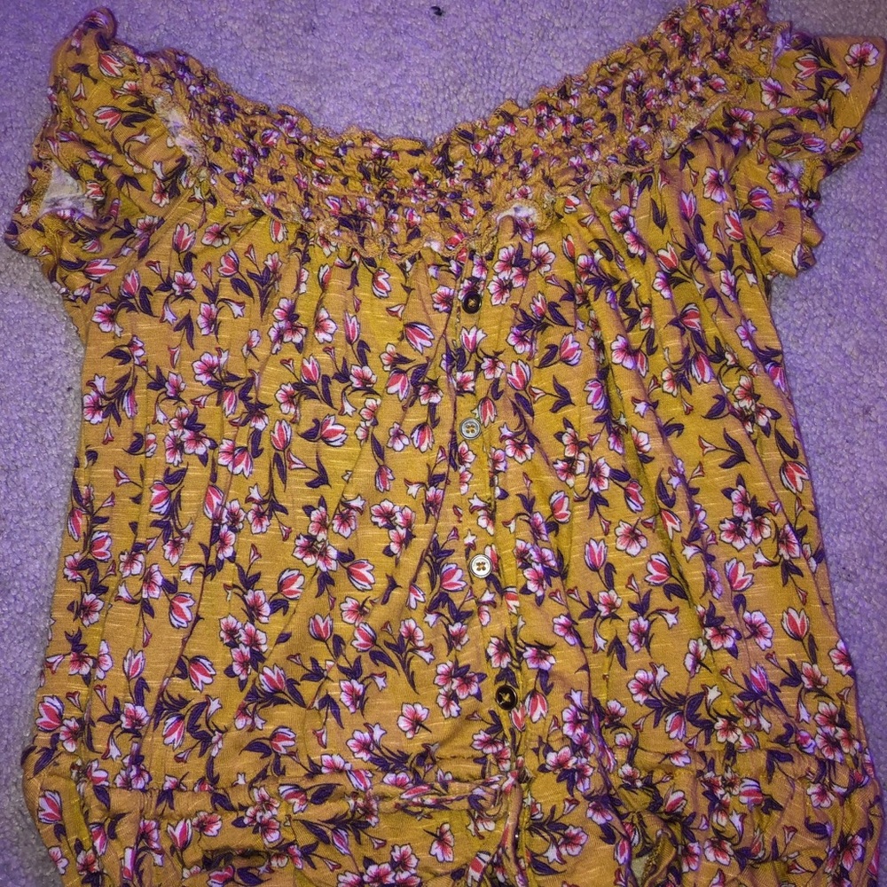 areopastle off the shoulder blouse